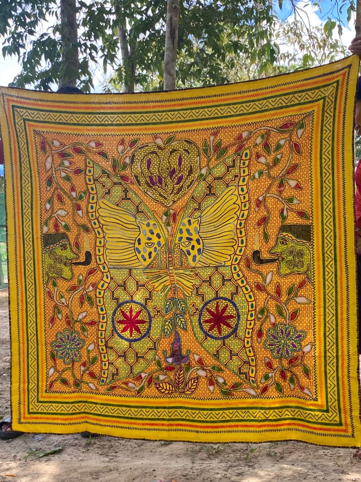 Shipibo Mariposa Tapestry